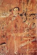 Jules Pascin Andora and Memater Germany oil painting artist